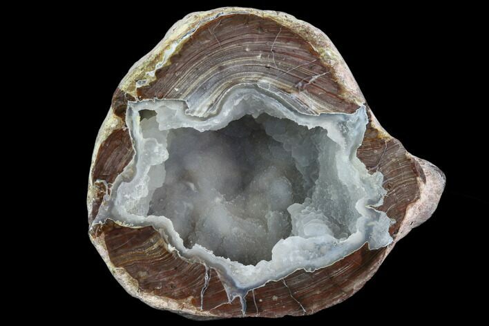 Crystal Filled Dugway Geode (Polished Half) #121666